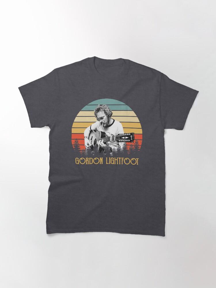Gordon Lightfoot Music Vintage Retro Vintage 80S Gordon Folk Music Love You Fans Classic T-Shirt