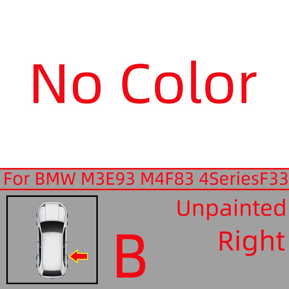 For BMW E93/M3 07-13 F83/M4 14-19 4Series F33 Convertible Roof Trim Cover Trim Strip Accessory Painted Auto Parts