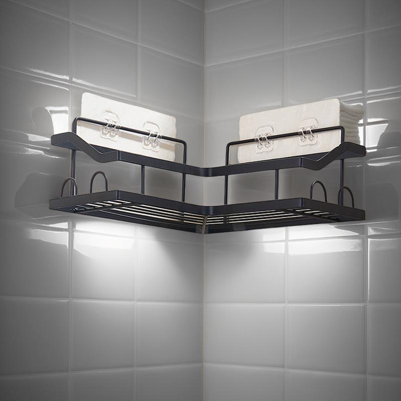 Bathroom Corner Shelf Bathroom Corner Soap Holder Rustproof Household Organization For Kitchen Bedroom College Dorm Apartment