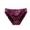 Women's Plus Size Seamless Satin Briefs - Soft, Comfortable, Mid-Low Waist, with Cotton Crotch