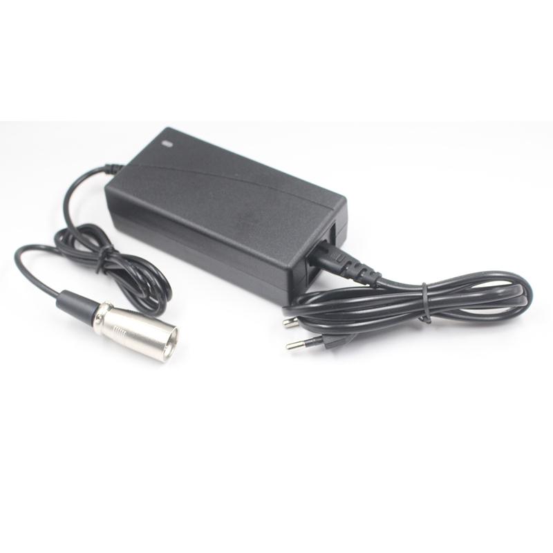 42V 2A 42V2A Charger For 36V 18650 Lithium Battery Pack With 3-Pin XLR Socket Connector EU US AU UK