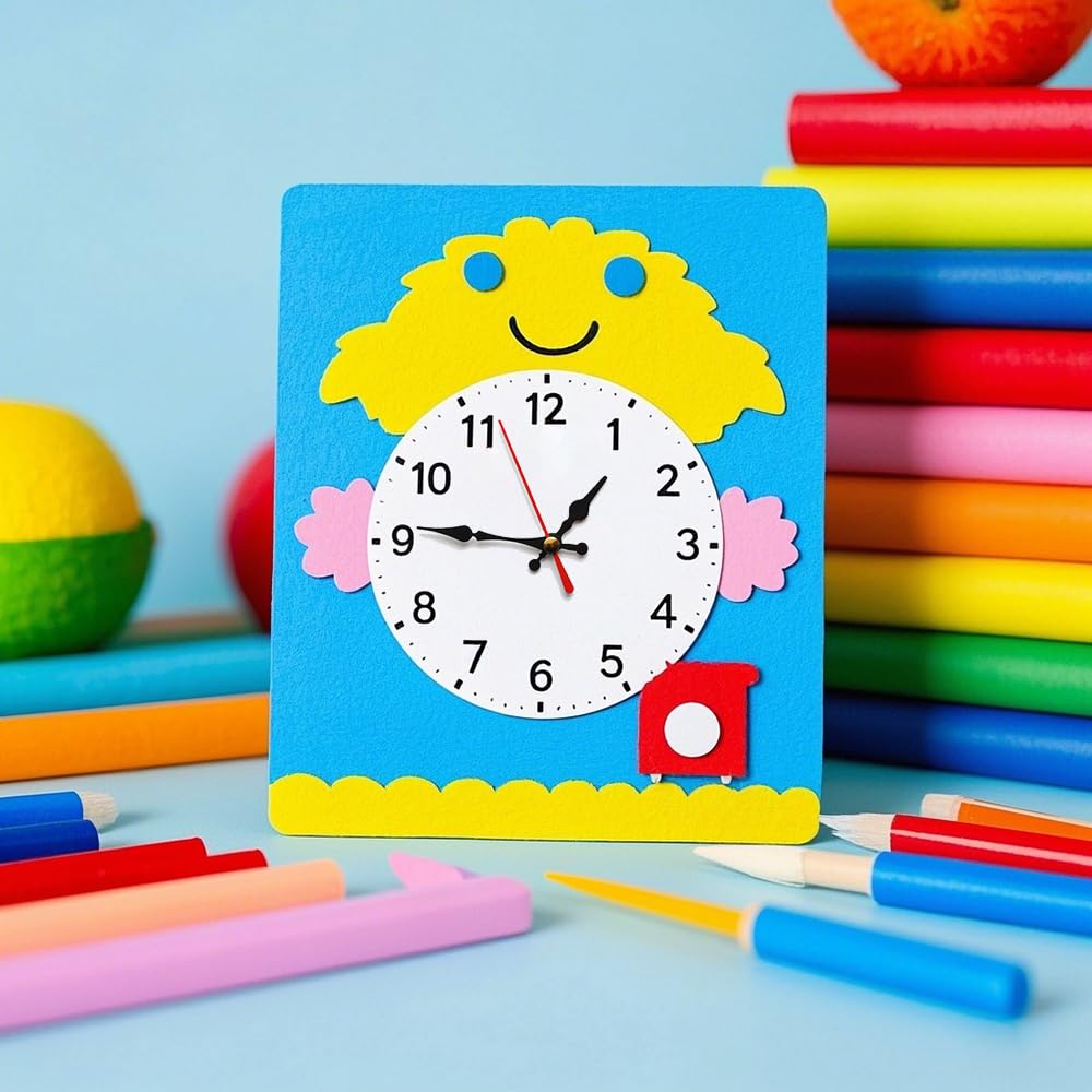 DIY Clock Movement Set for Wall Clocks: Includes Clock Shaft and Hands (3 Pointer Set)