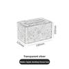 Modern Plastic Tissue Box With Waterresistant Multifunction Design For Living Room Decor