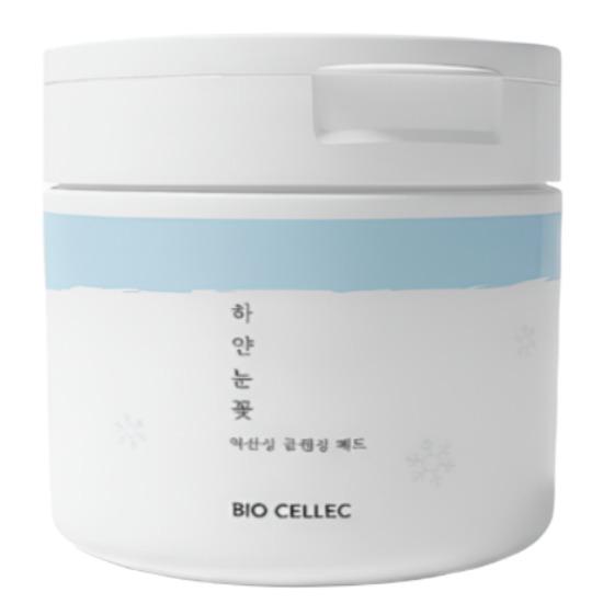a0807  BIOCELEC White Snowflower Mild Acidic Cleansing Pad – pH-Balanced One-Step Cleanser 60 Pads (130ml) Cleansing Pad 1