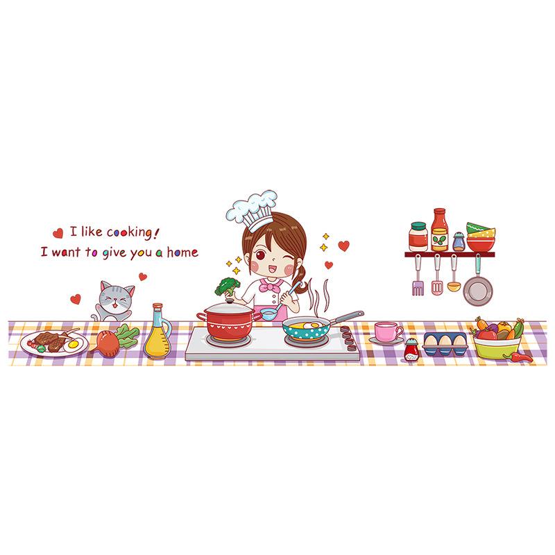 ZY3004 naklejki kuchenne odporne na wysokie temperatury wodoodporne i olejoodporne naklejki okap kuchenny kuchenka samoprzylepne dekoracyjne naklejki ścienne