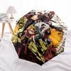 1pc Death Note: L Lawliet & Light Yagami Outdoor Umbrella - Automatic Opening/Closing, Portable 3-Fold Design, Iron Frame, Perfect Gift for Fans, Trav