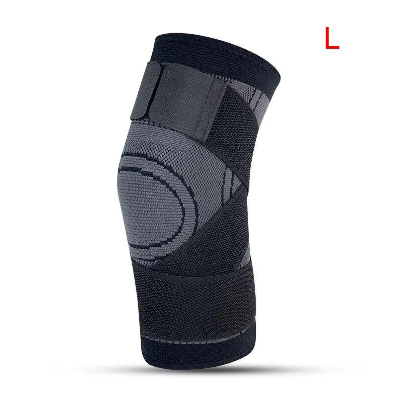 Knee Compressions Sleeve With Adjustable Straps Compression Bandage Protector Knee For Running Working Out Sport Wearing All Day