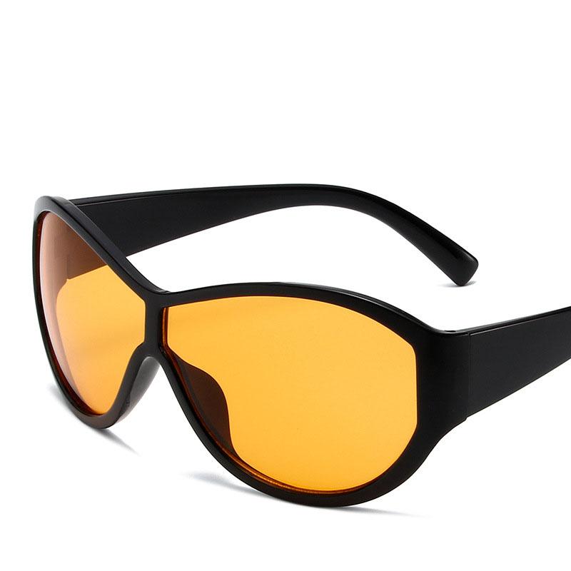 Oversized Sunglasses Women For Men Luxury Brand Designer Vintage Sunglasses Popular Punk Sport Goggle Outdoor Eyewear Uv400