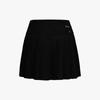 FAIRLIAR GOLF Lace Flare Pleated Skirt (Black)