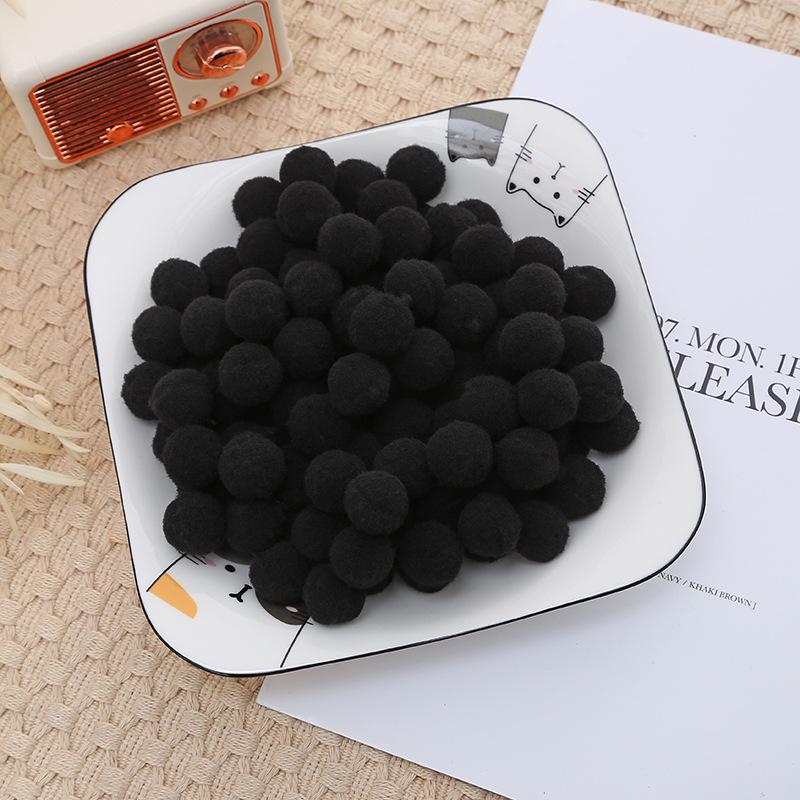 2.5cm High Elastic Plush Balls - Handmade DIY Toys & Decorative Accessories