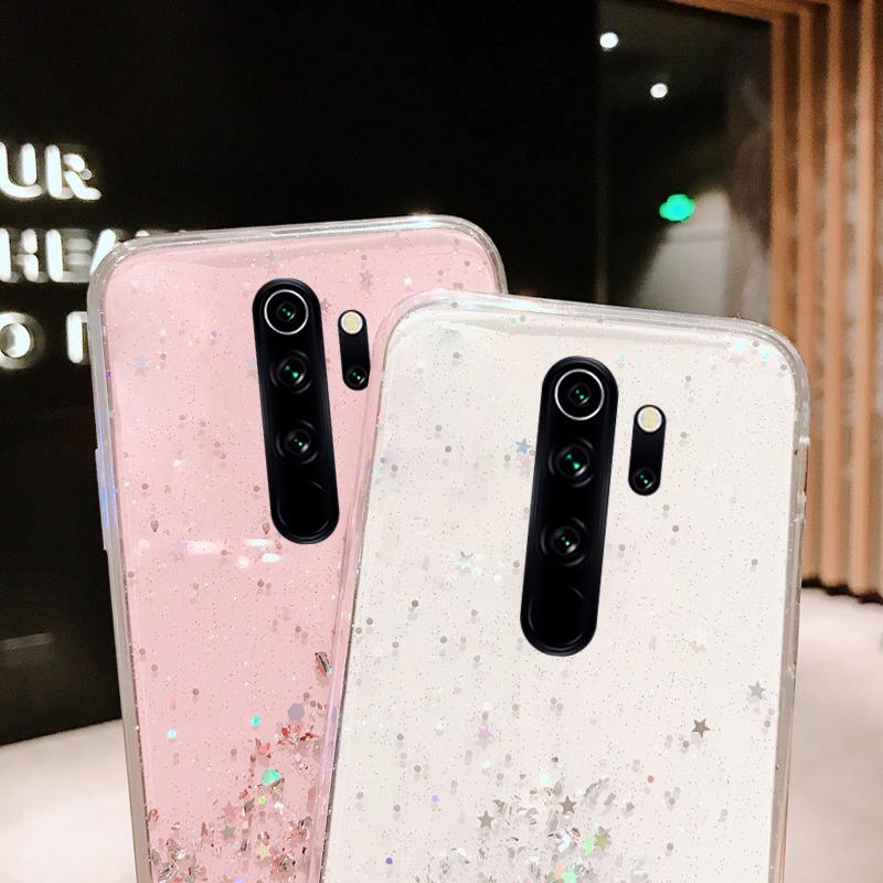 Phone Case For Xiaomi Redmi 9 9A 9C Cases Glitter Bling Cover Xiaomi Redmi Note 11 9 10 Pro 10S 9S Poco X3 NFC Pro F3 M3 Covers