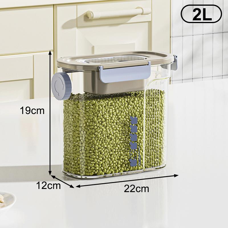 

Large Capacity Household Kitchen Grain Storage Tank, Flour Bucket, Insect Proof And Moisture-Proof Rice Bucket, Sealed Storage