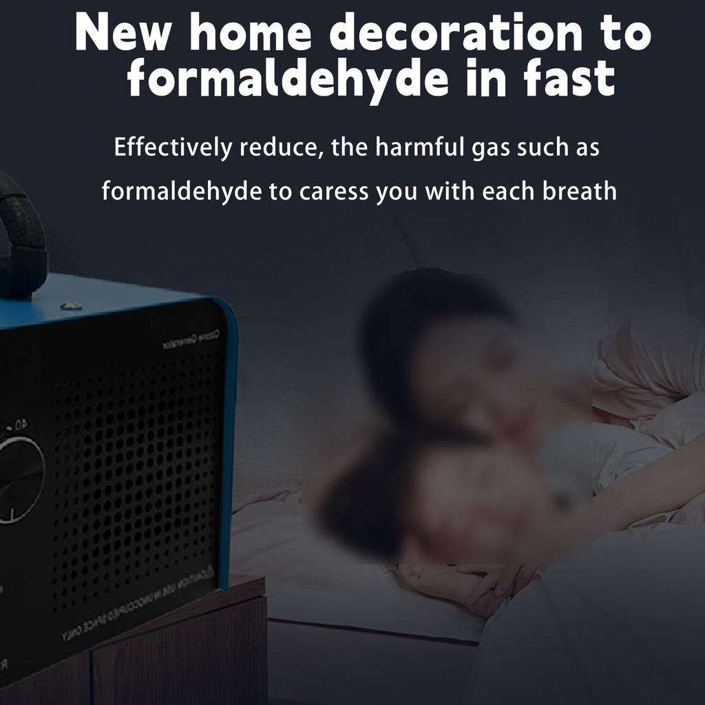 10000mg Ozone Generator, Commercial Ozone Machine Deodorizer, Large Capacity O3 Ion Purifier Deodorizer, Portable , Suitable For Car, Home,