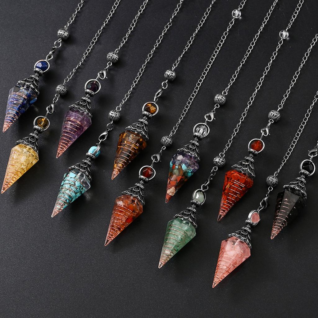 Lapis Lazuli Crystal Pendulum for Witchcraft Ceremonies Divination Reiki Healing and Mystical Gifts Witchcraft Rituals