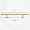 Tinyhob Solid Brass Handle Kitchen Cabinet Door Handles Drawer Pulls  T Bar Bedroom Knobs Wardrobe Decor Furniture Hardware