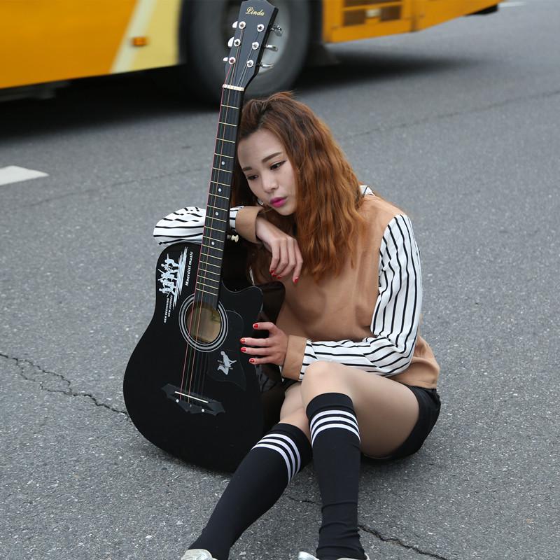 41-Inch Folk Acoustic Guitar for Influencers