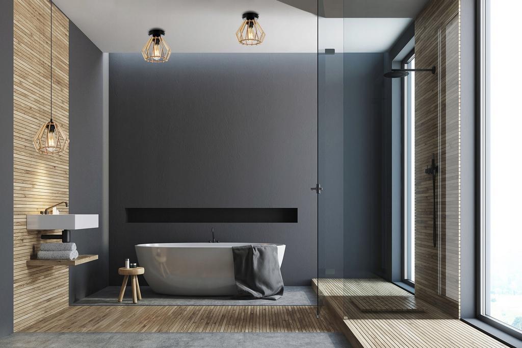 MODERN WOODEN LED CEILING HANGING LAMP