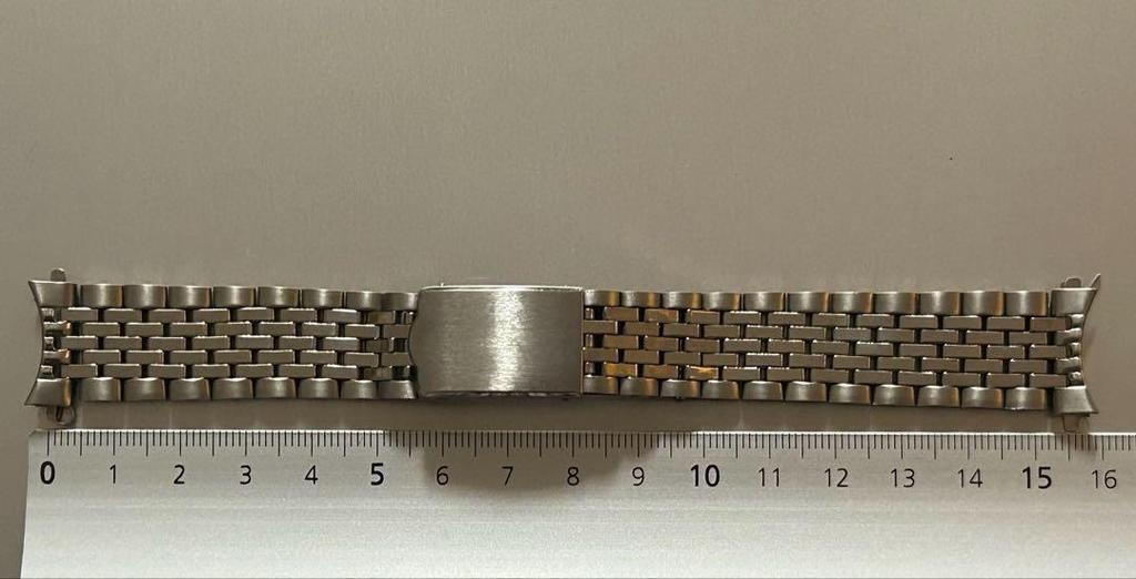 [USED] Stainless steel watch strap, 19mm, vintage, antique, discontinued.