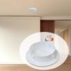 Placca Copriforo da Soffitto Pannello Decorativo con Fibbia Finitura per Downlight per Camera da Letto
