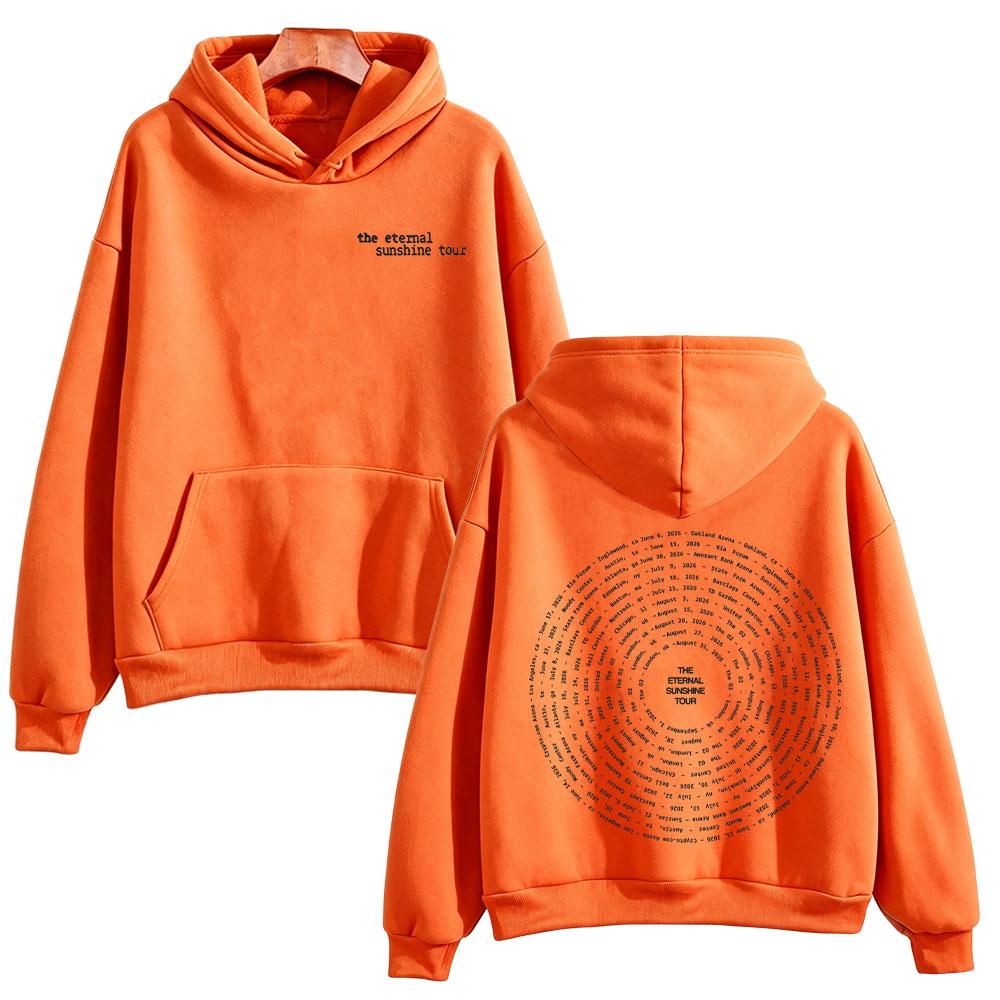 Sudadera Eternal Sunshine Tour Swirl 2026 Ariana Grande Sudaderas High Street Moda con Capucha Mangas Largas Jerséis Unisex