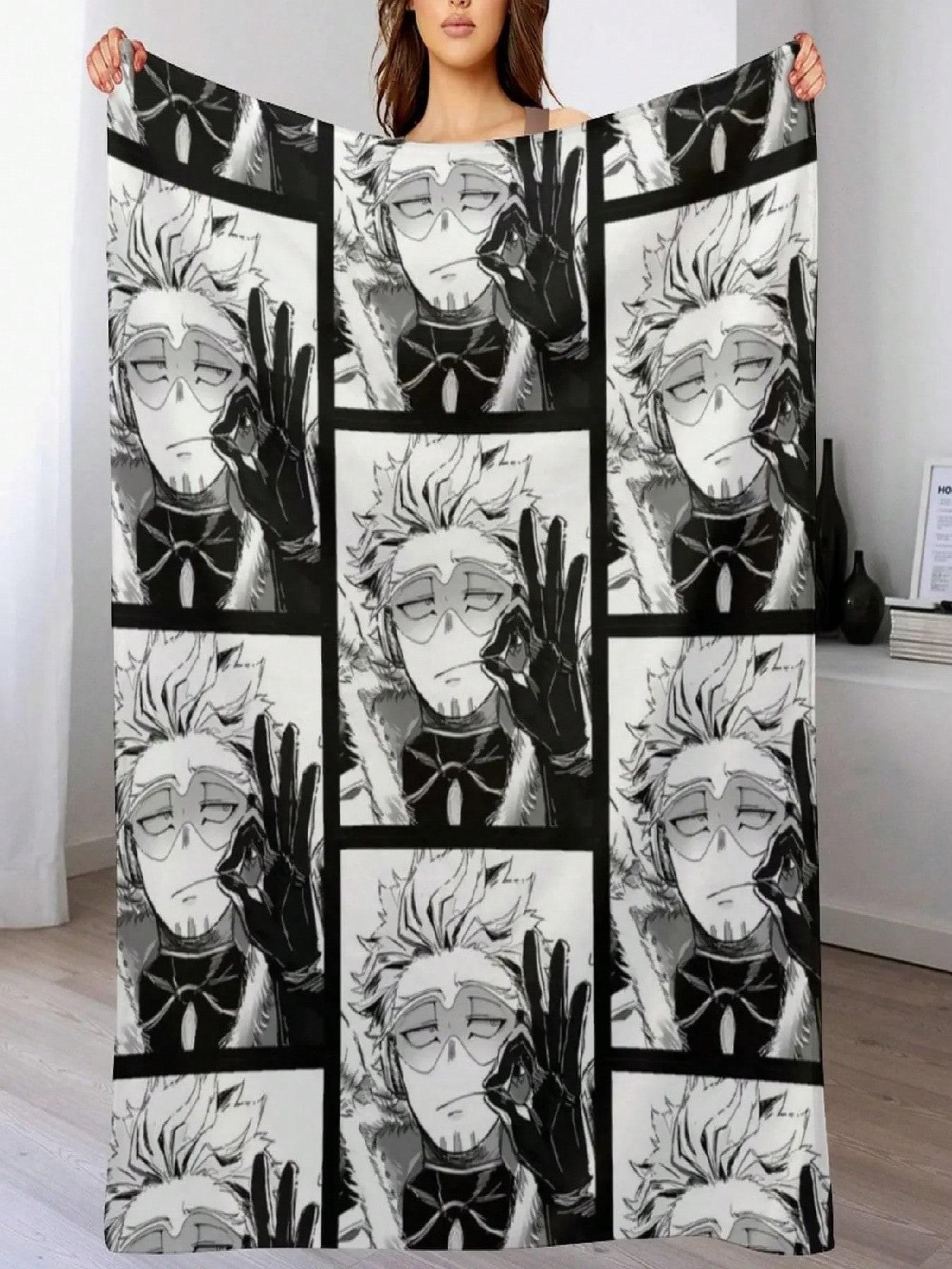 Hawks Keigo Takami MHA Throw Blanket For  Decorative Throw Decoratives Blankets Ands Blankets 75X95CM
