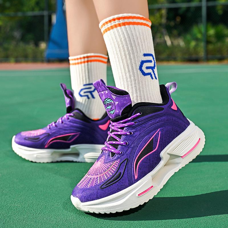 2025 Boys' Breathable Mesh Basketball Shoes - Shock Absorption and Real Combat Performance