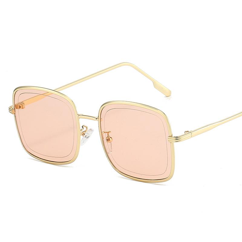 Hong Kong Style Female Sunglasses Square Shape UV Protection Women Sun Glasses High Quality Men Sunglass