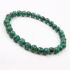 Red Agate Crystal Bracelet: Simple Round Beads, Couple Style Hand Jewelry
