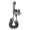 Modern Chromium Plating Bidet High Pressure Brass Panda Wall Mounted Handheld Toilet Bidet Faucet Bidet Toilet Sprayer Set