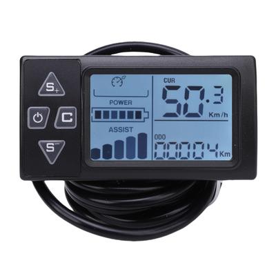 Elektrikli Bisiklet LCD Ekran S861 Elektrikli Scooter LCD Paneli SM Konnektörlü Bisiklet Sürme Elektrikli Bisiklet Scooter
