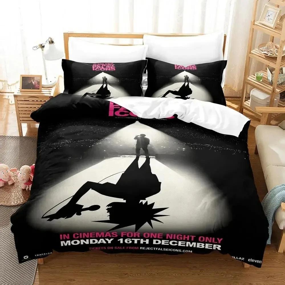 3D Print Music Gorillaz Bedding Set Duvet Cover Bed Set Quilt Cover Pillowcase Comforter King Queen Size Boys Adult Bedding Set