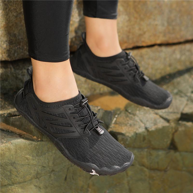 Wassersportschuhe Schnelltrocknende Aqua-Schuhe zum Schwimmen Surfen Herren Damen Barfuß Strandwatschuhe Leichte Atmungsaktive Watschuhe