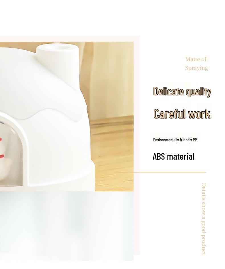 Igloo USB Mini Humidifier & Night Light - Cute Desktop Air Atomizer & Atmosphere Light