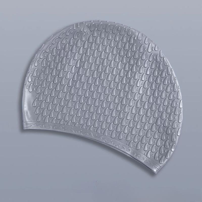Men Women Universal Silicone Swimming Cap for Adult Hair Protection Elestic Swim Hat Long Hair Protection Swimming Caps