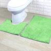 Set aus 2 Badezimmerteppichen Toilettenteppichen Super saugfähige Bodenmatten Europäische Dekoration