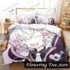 Kawaii Pipkin Pippa Bedding Set Single Twin Full Queen King Size Bed Set Adult Kid Bedroom Duvet Cover Sets Anime Bed Sheet Set