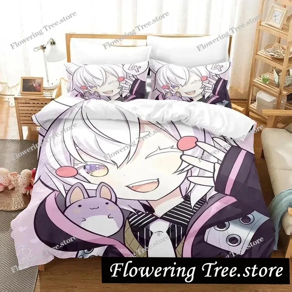 Kawaii Pipkin Pippa Bedding Set Single Twin Full Queen King Size Bed Set Adult Kid Bedroom Duvet Cover Sets Anime Bed Sheet Set