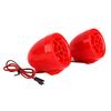 Motorcycle Alarm Sound System with Flashing Light 100Hz to 6KHz MP3 Radio Bluetooth Stereo Speaker for Motorbike