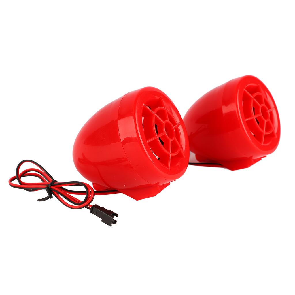 Motorcycle Alarm Sound System with Flashing Light 100Hz to 6KHz MP3 Radio Bluetooth Stereo Speaker for Motorbike
