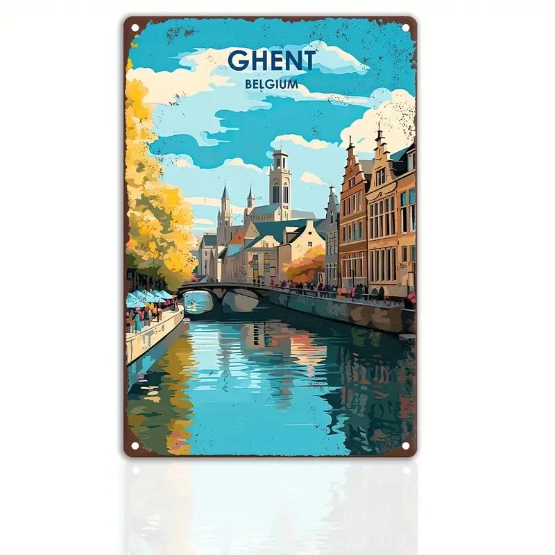 Retro Metal Sign Travel The World VENICE CANADA TORONTO  Vintage Poster Home Bar Room Pub Cafe Club Hotel Wall Decor Plate