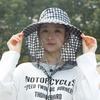 UV Protection Mesh Tea Picking Hat Printing Sunshade Shawl Cap Agricultural Work Hat  Fishing