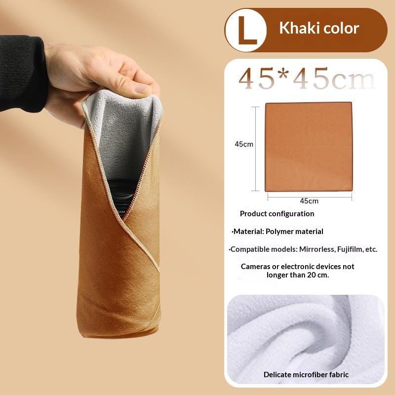 Magisches selbstklebendes Kamera-Wickeltuch mit weichem, fusselfreiem Futter, doppelt verwendbar für Fotografen, Außenaufnahmen, tägliche Aufbewahrung