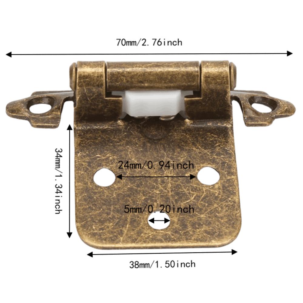 10pcs Self Closing Spring Cabinet Hinges Durable Self Closing Hinges  Cabinet Accessories
