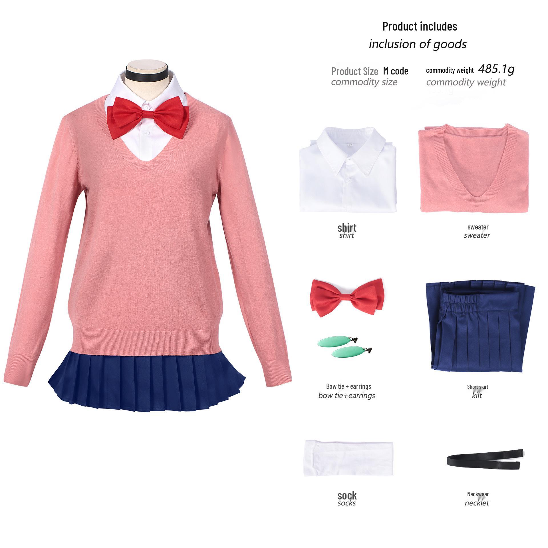 Supernatural Ayase Momo JK School Uniform Cosplay - Full Set Extra Large