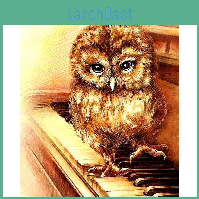 Diamond Embroidery Diy Owl 5d Playing Piano Diamond Painting Cross Stitch Rhinestone Home Decor