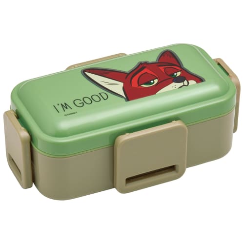 Skater Lunch Box 2 Tiers 600ml for Women Antibacterial Fluffy Dome Lid Made In Japan Disney Zootopia Nick PFLW4AG