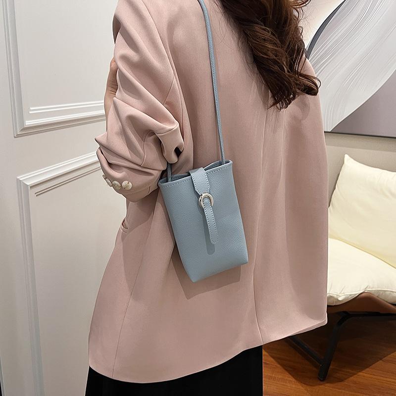 Geantă pentru telefon mobil pentru femei, nouă, mică, proaspătă și la modă, verticală, de umăr, crossbody, geantă mică