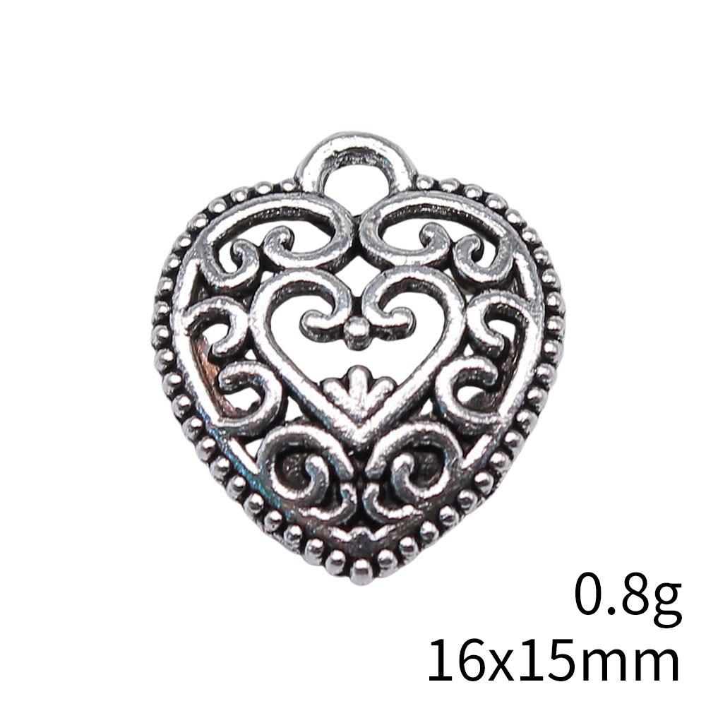 Back To School Charms Bulk Peach Heart Love Charms Pendant Women's Clothing Pendant