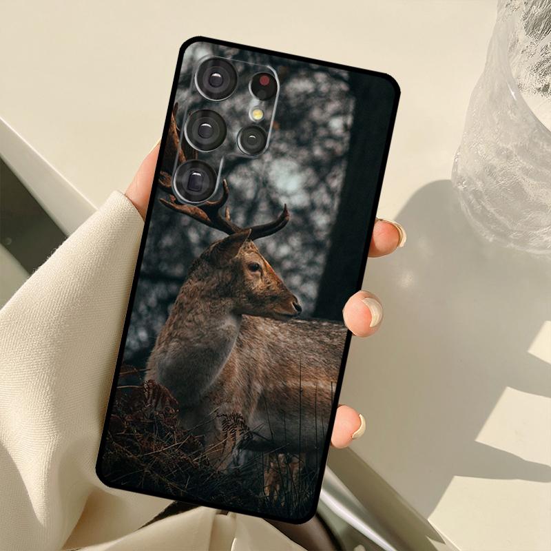 Deer Hunting Camo Case For Samsung Galaxy S25 S24 S23 S22 S21 S20 Ultra S9 S10 Plus S21 FE S25 FE Back Cover