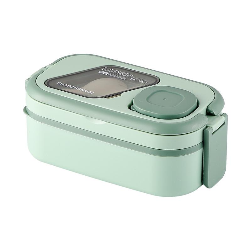 Microwave-Safe Multi-Layer Lunch Box with Cutlery and Food-Grade Fresh-Keeping Box